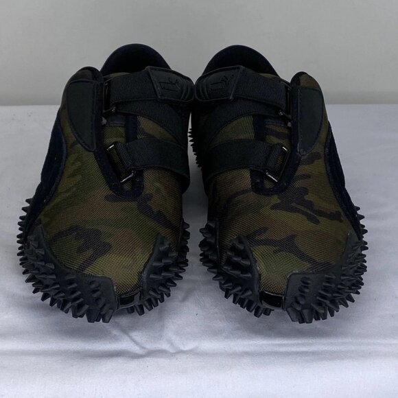 Puma Women’s Mostro Green Camo Sneakers – Size 8.5 – Hook & Loop – Spikes - Picture 3 of 5
